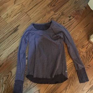 Lulu lemon purple tight workout top!